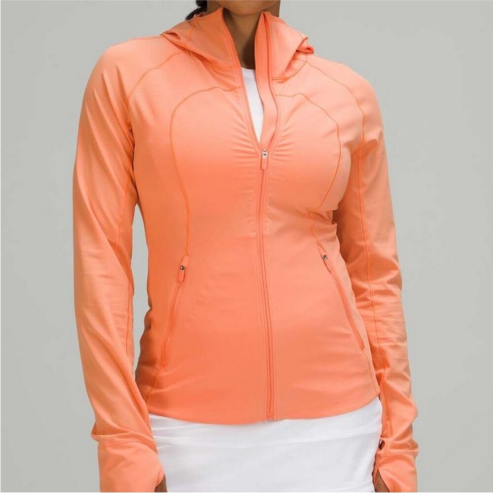lululemon athletica Peach Zip-Up Hooded Jacket